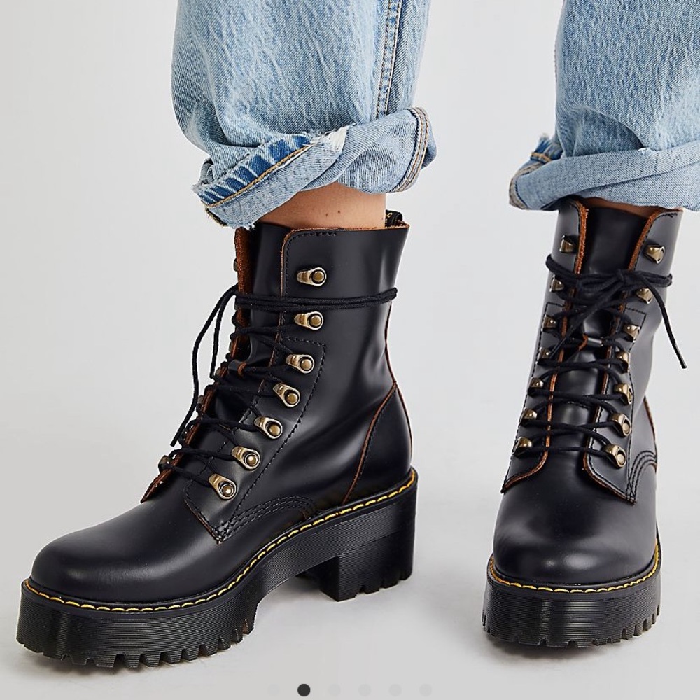Dr. Martens Leona platform ankle boots
